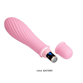 Wibrator silikonowy Pretty Love Solomon 10 funkcji bateria AAA 12 cm