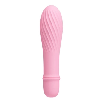 Wibrator silikonowy Pretty Love Solomon 10 funkcji bateria AAA 12 cm