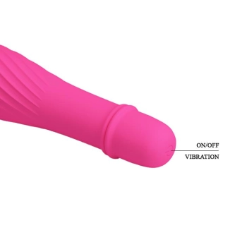 Wibrator silikonowy Pretty Love Solomon 10 funkcji bateria AAA 12.3 cm