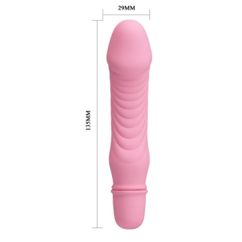 Wibrator silikonowy Pretty Love Stev różowy 10 funkcji 13,5 cm