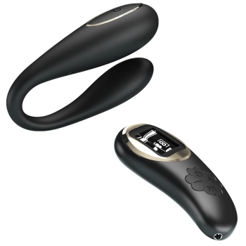 Wibrator podwójny Pretty Love Nathan z pilotem 10 trybów silikonowy USB