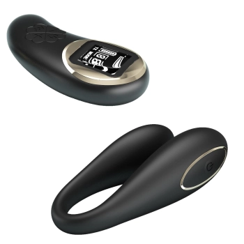 Wibrator podwójny Pretty Love Nathan z pilotem 10 trybów silikonowy USB