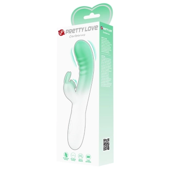 Wibrator króliczek Pretty Love Cerberus silikonowy USB 30 funkcji