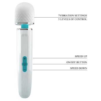 PRETTY LOVE - Aylins, 7 vibration functions 5 levels of speed control, Silicone ABS, USB rechargeable