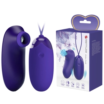 Fioletowe silikonowe jajeczko wibrujące Pretty Love Orthus Youth USB
