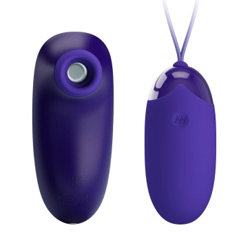 Fioletowe silikonowe jajeczko wibrujące Pretty Love Orthus Youth USB