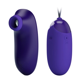 Fioletowe silikonowe jajeczko wibrujące Pretty Love Orthus Youth USB