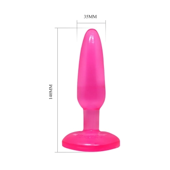 BAILE- BUTT PLUG PINK / RED
