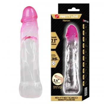Przedłużacz penisa Pretty Love Neron 18 cm wodoodporny