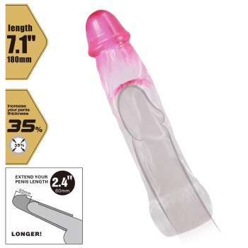 Przedłużacz penisa Pretty Love Neron 18 cm wodoodporny