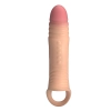 Realistyczna wibrująca nakładka na penisa Pretty Love 22 cm