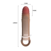 Nakładka na penisa z wibracją Pretty Love 22 cm