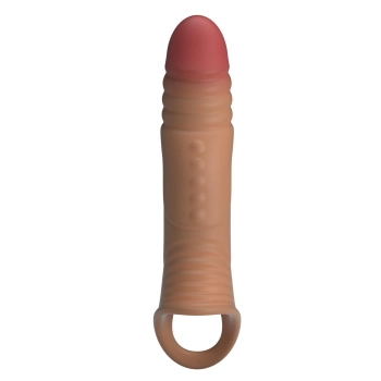 Nakładka na penisa z wibracją Pretty Love 22 cm