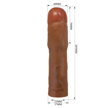 Przedłużka powiększająca penisa Pretty Love Kylian realistyczna 8 cm