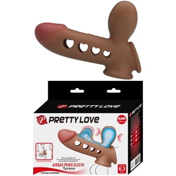 Przedłużka z poduszką powietrzną Pretty Love Tyronn silikonowa wodoodporna