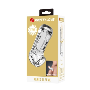 Pretty Love Penis Sleeve – Clear Long