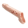 Pretty Love - Rękaw na penisa TPE z 3 zdejmowanymi extenderami 2,5 cm