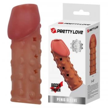 Nakładka przelotowa na penisa Pretty Love TPR wodoodporna