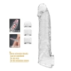 Przedłużka na penisa Pretty Love przezroczysta modułowa 26 cm