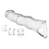 Przedłużka na penisa Pretty Love z modułami transparentna 28 cm
