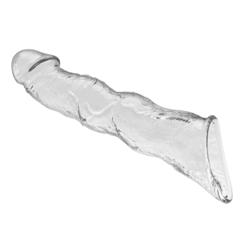 Przedłużka na penisa Pretty Love z modułami transparentna 28 cm