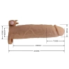 Przedłużka na penisa Pretty Love Xerxes wibrująca cielista 22 cm