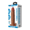 Wibrująca przedłużka na penisa Pretty Love Xerxes 22 cm ciemnobrązowa