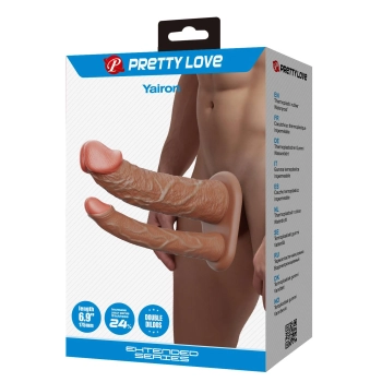 Przedłużka na penisa Pretty Love Yairon realistyczna wodoodporna TPR