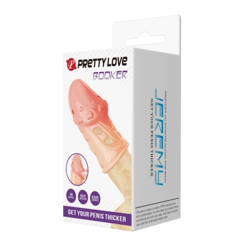Przedłużka na penisa elastyczna Pretty Love Booker