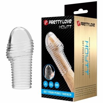 Przedłużka na penisa Pretty Love Hoytt transparentna