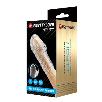Przedłużka na penisa Pretty Love Hoytt transparentna