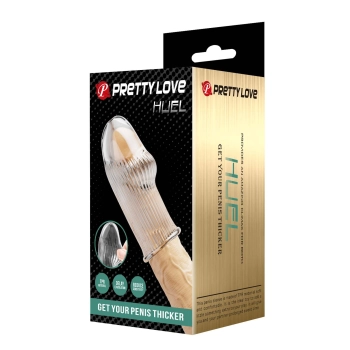 Przedłużka na penisa Pretty Love Huel transparentna
