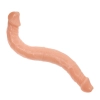 Podwójne dildo Baile TPR cieliste 37 cm
