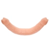 Podwójne dildo Baile TPR cieliste 37 cm