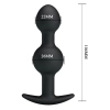 Korek analny silikonowy Pretty Love Heavy Balls 10,4 cm