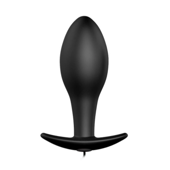 Korek analny wibrujący Pretty Love silikonowy czarny 12 trybów 8,5 cm