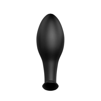 Korek analny wibrujący Pretty Love silikonowy czarny 12 trybów 8,5 cm