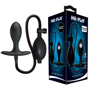 Pompowany korek analny Mr. Play silikonowy