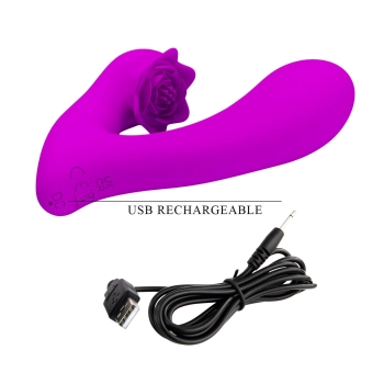 Wibrator podwójny Pretty Love Nadal silikonowy USB