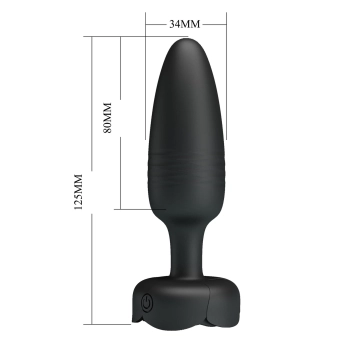 Korek analny wibrujący LED Pretty Love Tarion silikonowy 10 trybów