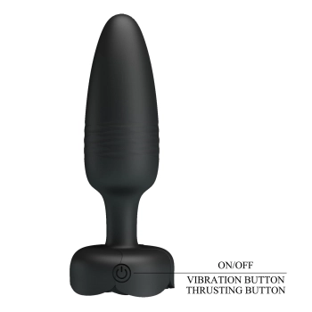 Korek analny wibrujący LED Pretty Love Tarion silikonowy 10 trybów