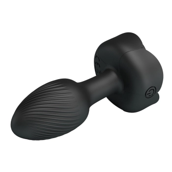 Korek analny wibrujący Pretty Love Olman silikonowy LED 10 wibracji