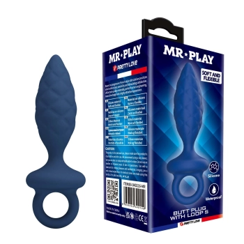 Korek analny z pętlą Mr. Play rozmiar S.