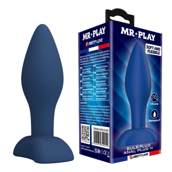 Korek analny silikonowy Mr. Play Bulb M wodoodporny