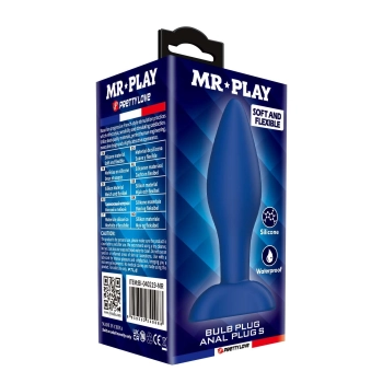 Korek analny silikonowy Mr. Play Bulb S dla początkujących