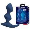 Niebieski silikonowy masażer prostaty Mr. Play David