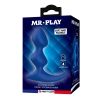 Niebieski silikonowy masażer prostaty Mr. Play David