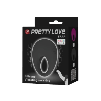 Pierścień wibrujący Pretty Love TRAP silikonowy 5,6 cm