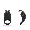 Pierścień wibrujący Pretty Love silikonowy z króliczkiem USB 7,5 cm