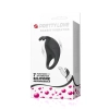 Pierścień wibrujący Pretty Love silikonowy z króliczkiem USB 7,5 cm